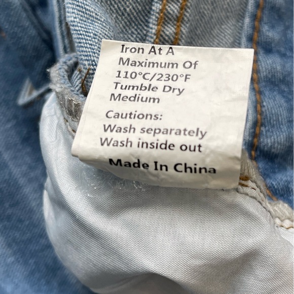 Commense Vintage Denim Straight Leg Pants Large - Picture 9 of 12